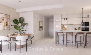 Moderne nieuwbouwappartementen te koop dicht bij het strand en met zeezicht in Estepona West 775326 