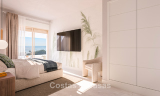 Moderne nieuwbouwappartementen te koop dicht bij het strand en met zeezicht in Estepona West 775327 