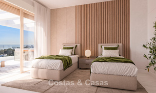 Moderne nieuwbouwappartementen te koop dicht bij het strand en met zeezicht in Estepona West 775328 