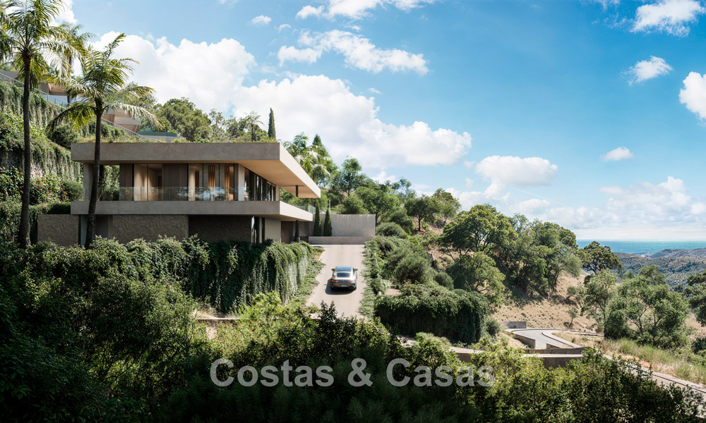 Vooraanstaande designvilla te koop, omgeven door weelderig groen, in een prestigieuze gated community in Benahavis - Marbella 775385