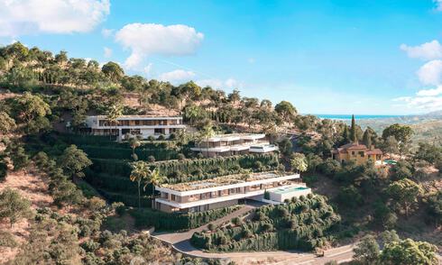 Vooraanstaande designvilla te koop, omgeven door weelderig groen, in een prestigieuze gated community in Benahavis - Marbella 775386
