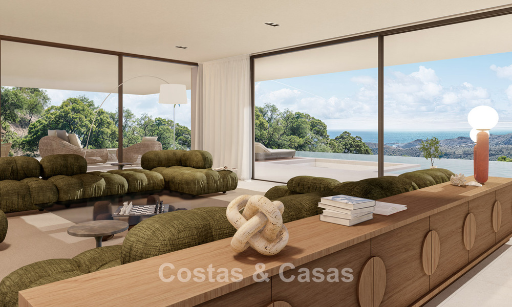 Vooraanstaande designvilla te koop, omgeven door weelderig groen, in een prestigieuze gated community in Benahavis - Marbella 775388