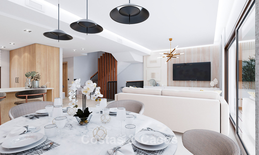 Nieuwe 3-slaapkamer woningen te koop in een prestigieus golfresort in Mijas, Costa del Sol 775393