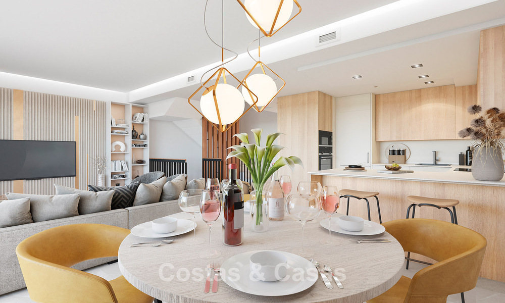 Nieuwe 3-slaapkamer woningen te koop in een prestigieus golfresort in Mijas, Costa del Sol 775396