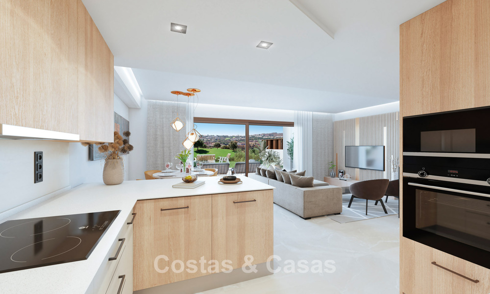 Nieuwe 3-slaapkamer woningen te koop in een prestigieus golfresort in Mijas, Costa del Sol 775398