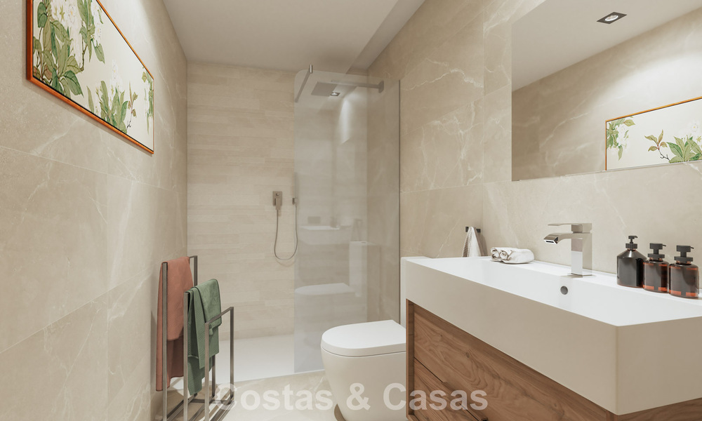 Nieuwe 3-slaapkamer woningen te koop in een prestigieus golfresort in Mijas, Costa del Sol 775415