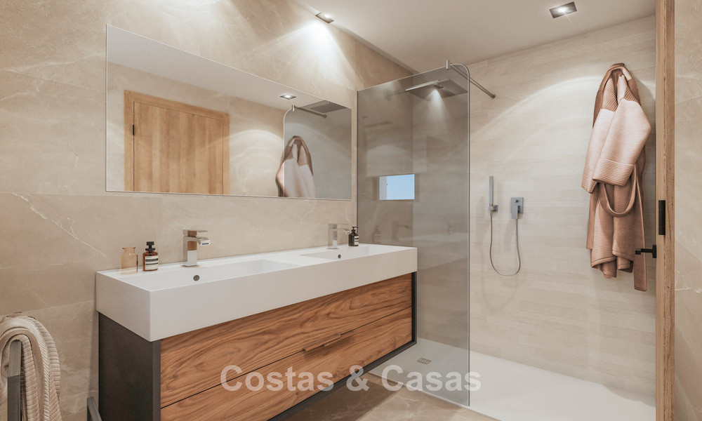 Nieuwe 3-slaapkamer woningen te koop in een prestigieus golfresort in Mijas, Costa del Sol 775416