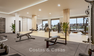 Nieuw op de markt. Duurzame nieuwe appartementen met zeezicht te koop op loopafstand van het strand in West-Estepona 775823 