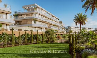 Nieuw op de markt. Duurzame nieuwe appartementen met zeezicht te koop op loopafstand van het strand in West-Estepona 775826 