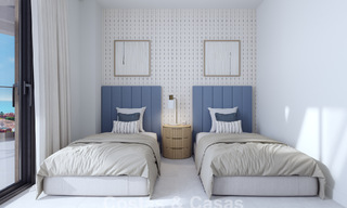Nieuw op de markt. Duurzame nieuwe appartementen met zeezicht te koop op loopafstand van het strand in West-Estepona 775833 