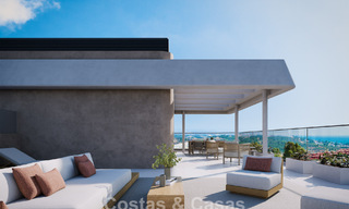 Nieuw op de markt. Duurzame nieuwe appartementen met zeezicht te koop op loopafstand van het strand in West-Estepona 775839 