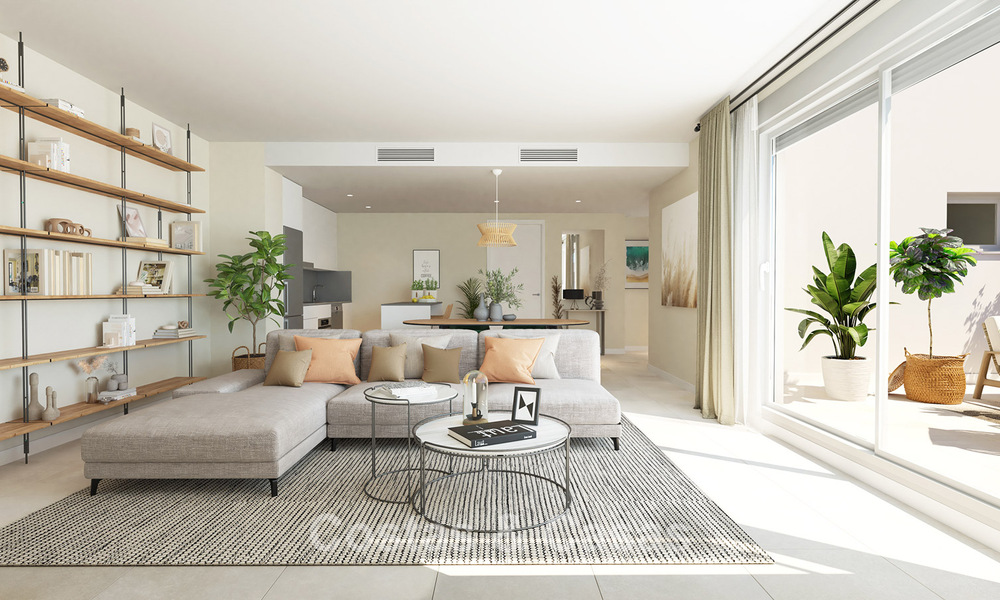 Laatste units! Nieuwe appartementen te koop, op loopafstand van voorzieningen en het strand op de New Golden Mile, Marbella - Estepona 776216