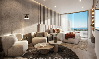 Elegante off-plan appartementen te koop op een steenworp van een grote blauwe lagune aan de Costa del Sol 776175 