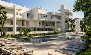 Elegante off-plan appartementen te koop op een steenworp van een grote blauwe lagune aan de Costa del Sol 776176 