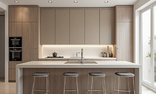 Luxueuze off-plan designervilla te koop in een beveiligde urbanisatie in Nueva Andalucia, Marbella 776144 