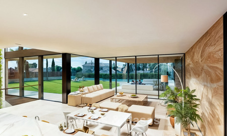 Luxueuze off-plan designervilla te koop in een beveiligde urbanisatie in Nueva Andalucia, Marbella 776149