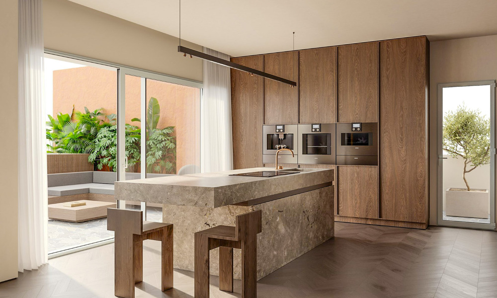 Modern gerenoveerd duplex penthouse te koop, op korte afstand van voorzieningen in Nueva Andalucia’s golfvallei, Marbella 776328