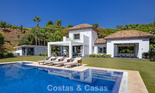 Luxueuze villa in mediterrane stijl te koop in een gated community omgeven door natuur in Marbella - Benahavis 805692 