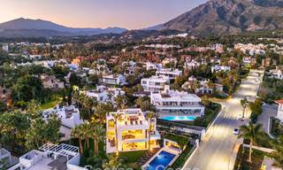Eigentijdse luxevilla te koop, in een exclusieve, afgeschermde woonwijk op Marbella’s prestigieuze Golden Mile 776688 