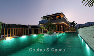 Project met design luxevilla, te koop in een van de meest gewilde gebieden in Fuengirola, Costa del Sol 776754 