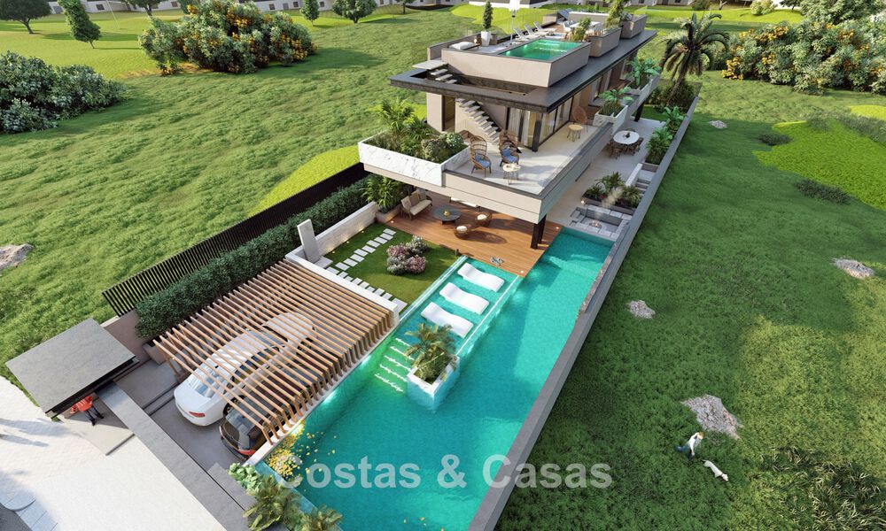 Project met design luxevilla, te koop in een van de meest gewilde gebieden in Fuengirola, Costa del Sol 776756