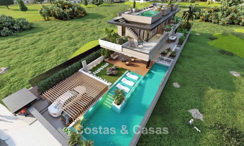Project met design luxevilla, te koop in een van de meest gewilde gebieden in Fuengirola, Costa del Sol 776756