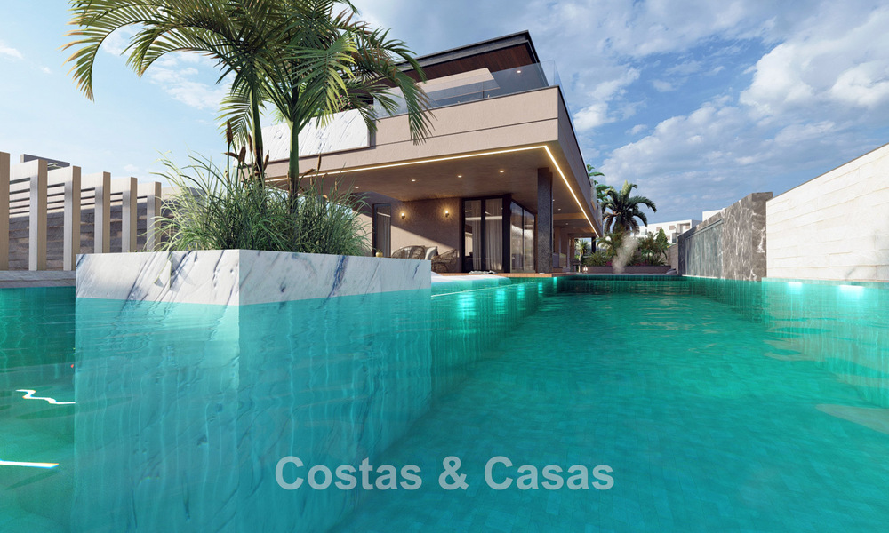 Project met design luxevilla, te koop in een van de meest gewilde gebieden in Fuengirola, Costa del Sol 776757