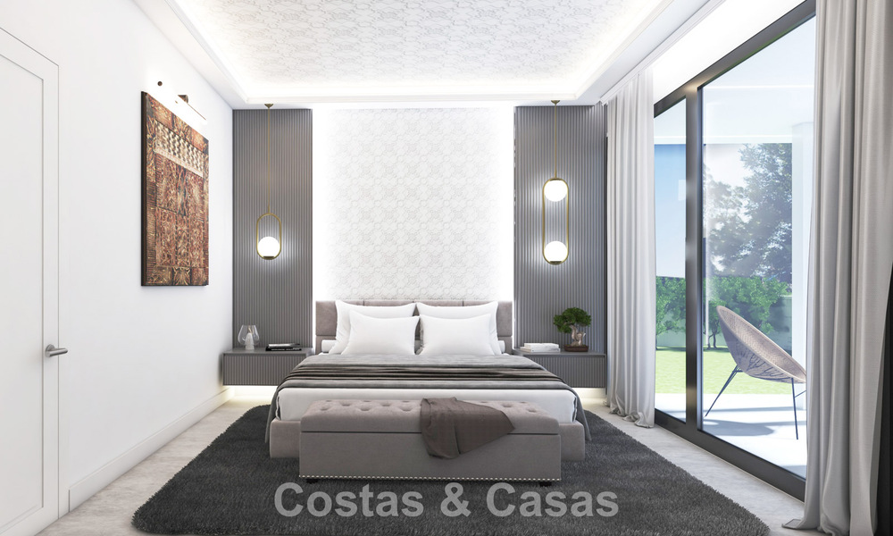 Project met design luxevilla, te koop in een van de meest gewilde gebieden in Fuengirola, Costa del Sol 776765