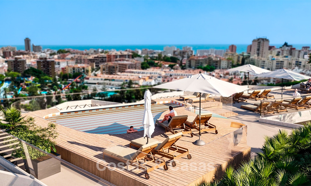 Nieuw op de markt. Stijlvolle boutique appartementen te koop dicht bij alle voorzieningen in Mijas Costa, Costa del Sol 776806