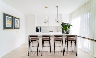 Moderne, halfvrijstaande villa met uitzicht op zee te koop in een luxe resort in Mijas Costa, Costa del Sol 776823 