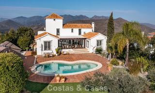 Spaanse hacienda stijl villa met spectaculaire vergezichten te koop in een natuurlijke setting ten oosten van Marbella centrum 776928 