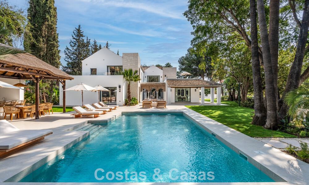 Eigentijds Andalusische luxevilla te koop omgeven door golfbanen in Nueva Andalucia, Marbella 776934