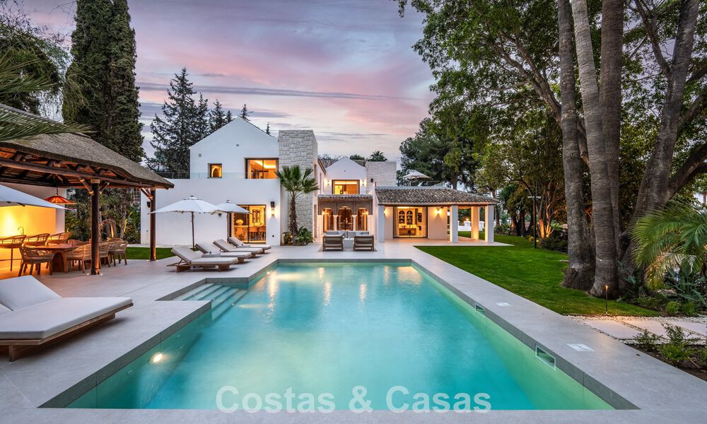 Eigentijds Andalusische luxevilla te koop omgeven door golfbanen in Nueva Andalucia, Marbella 776937