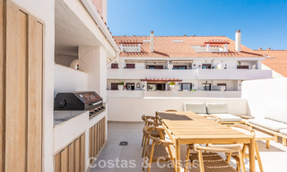 Gerenoveerd duplex penthouse te koop op loopafstand van alle voorzieningen en Puerto Banus in Nueva Andalucia, Marbella 777380 