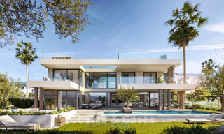 Off-plan luxevilla met modern design te koop in een vijfsterren golfresort in Marbella - Benahavis 777419 