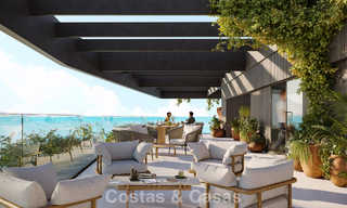 6 luxueuze duplex penthouses met open zeezicht te koop direct aan de strandboulevard van Malaga centrum 777520 