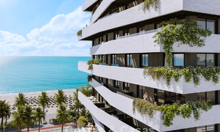 6 luxueuze duplex penthouses met open zeezicht te koop direct aan de strandboulevard van Malaga centrum 777522 