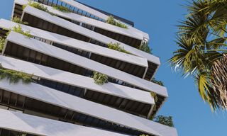 6 luxueuze duplex penthouses met open zeezicht te koop direct aan de strandboulevard van Malaga centrum 777525 