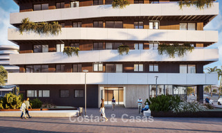 6 luxueuze duplex penthouses met open zeezicht te koop direct aan de strandboulevard van Malaga centrum 777527 