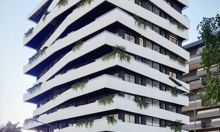 6 luxueuze duplex penthouses met open zeezicht te koop direct aan de strandboulevard van Malaga centrum 777530 
