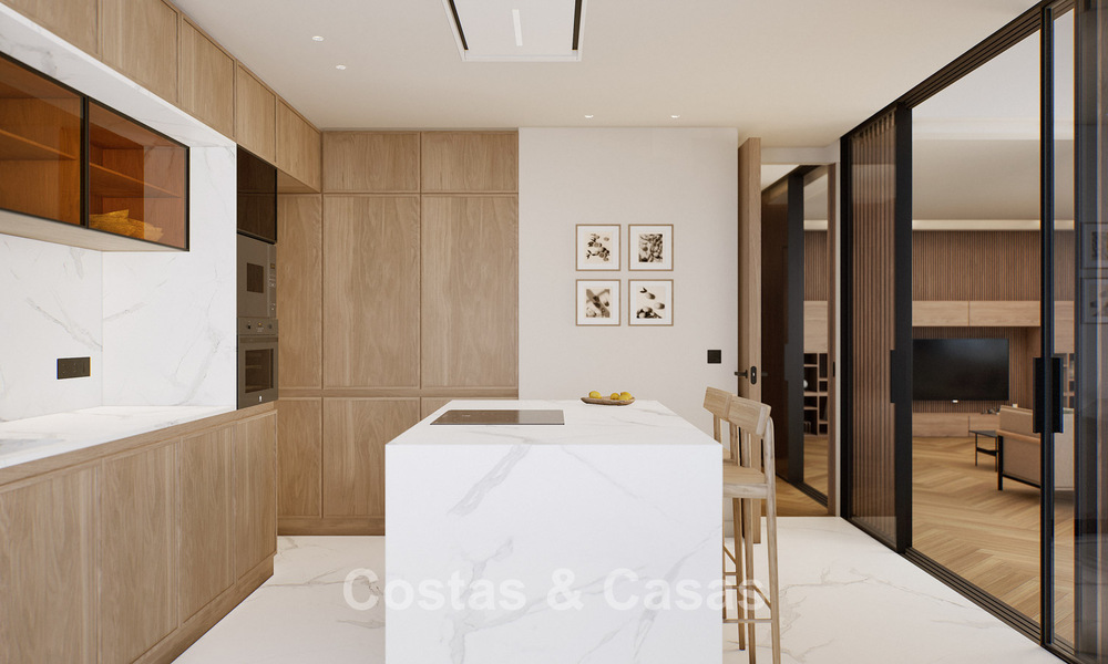 6 luxueuze duplex penthouses met open zeezicht te koop direct aan de strandboulevard van Malaga centrum 777545