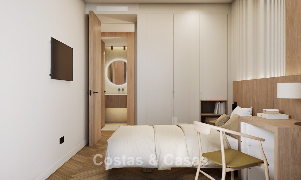 6 luxueuze duplex penthouses met open zeezicht te koop direct aan de strandboulevard van Malaga centrum 777551