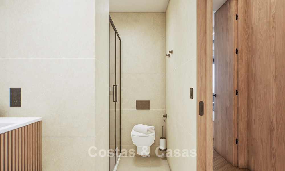 6 luxueuze duplex penthouses met open zeezicht te koop direct aan de strandboulevard van Malaga centrum 777554