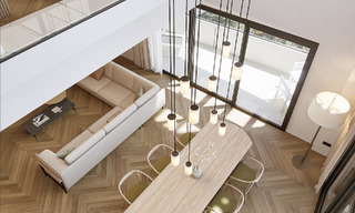 6 luxueuze duplex penthouses met open zeezicht te koop direct aan de strandboulevard van Malaga centrum 777561 