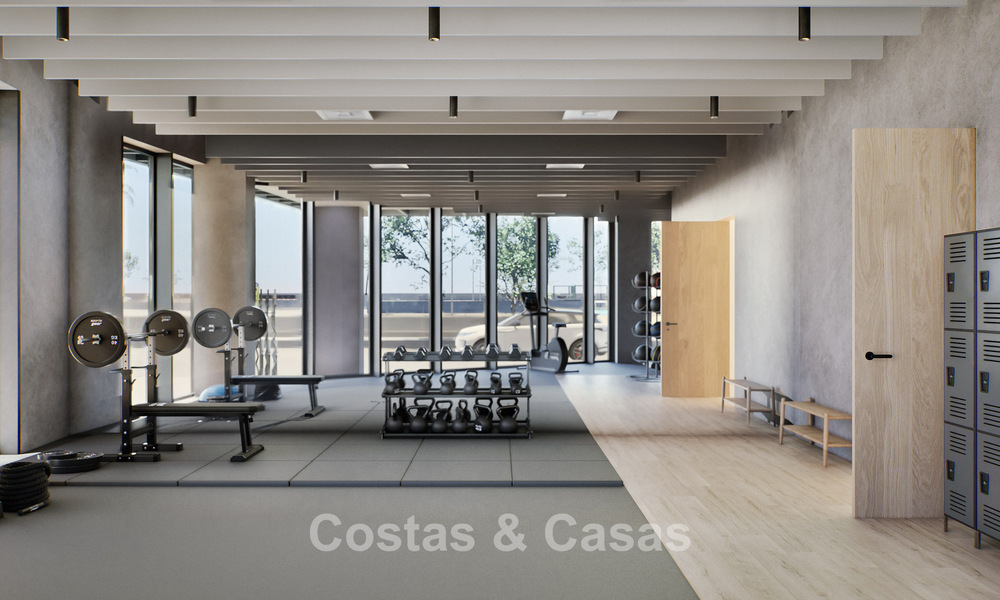 6 luxueuze duplex penthouses met open zeezicht te koop direct aan de strandboulevard van Malaga centrum 777572