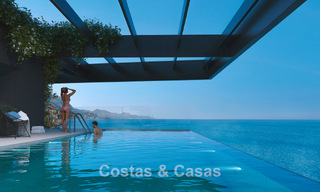 6 luxueuze duplex penthouses met open zeezicht te koop direct aan de strandboulevard van Malaga centrum 777574 
