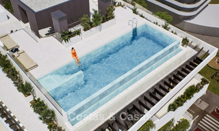 6 luxueuze duplex penthouses met open zeezicht te koop direct aan de strandboulevard van Malaga centrum 777581 