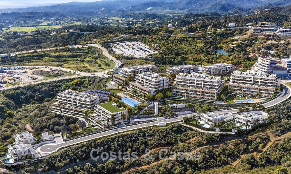 Project van moderne appartementen en halfvrijstaande villa’s te koop op de New Golden Mile tussen Marbella en Estepona 777395