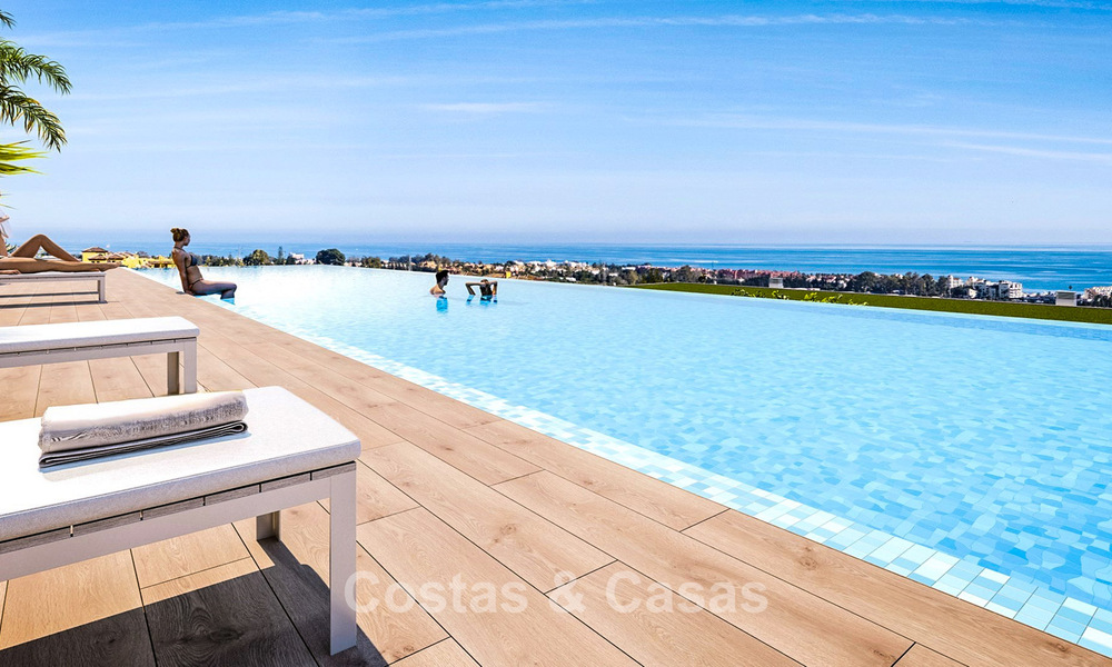 Project van moderne appartementen en halfvrijstaande villa’s te koop op de New Golden Mile tussen Marbella en Estepona 777397