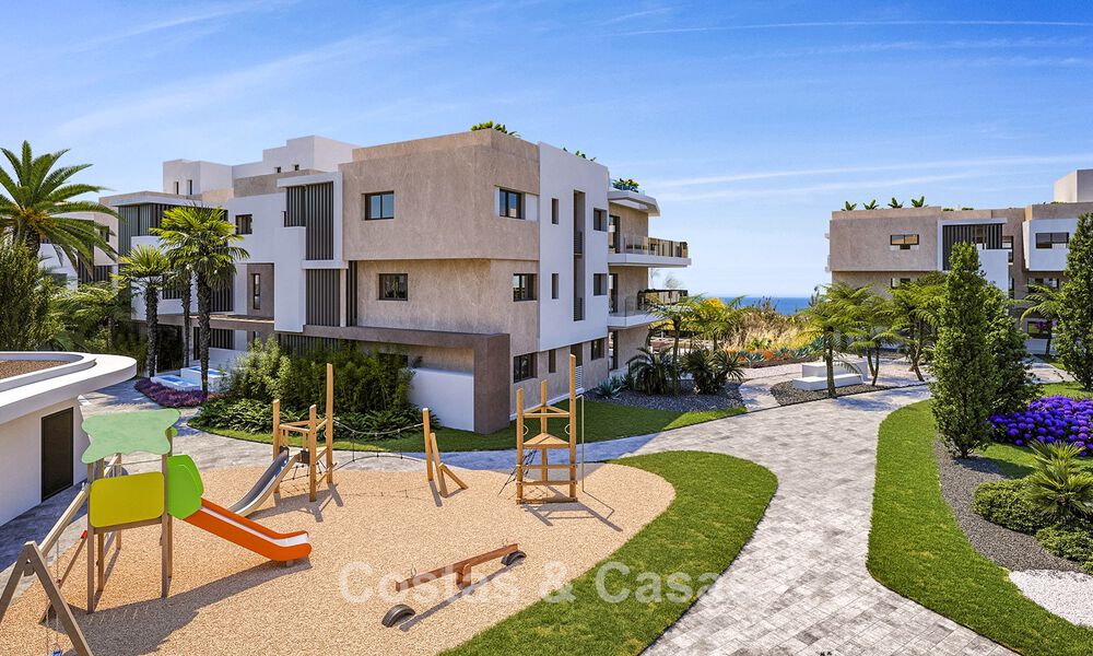 Project van moderne appartementen en halfvrijstaande villa’s te koop op de New Golden Mile tussen Marbella en Estepona 777398